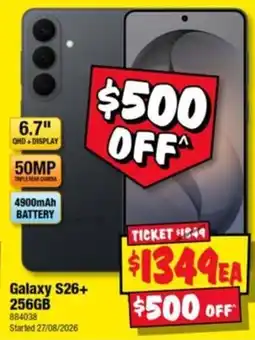 JB Hi-Fi Galaxy S26+ 256GB offer