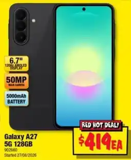 JB Hi-Fi Galaxy A27 offer