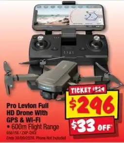 JB Hi-Fi Pro Levion Full HD Drone With GPS & WI-FI offer
