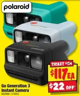 JB Hi-Fi Polaroid Go Generation 3 Instant Camera offer