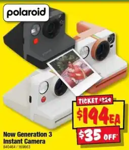 JB Hi-Fi Polaroid Now Generation 3 Instant Camera offer