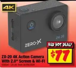 JB Hi-Fi Zero-X ZX-20 4K Action Camera offer