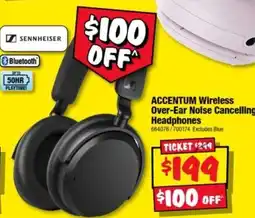 JB Hi-Fi Sennheiser Accentum Wireless Over-Ear Noise Cancelling Headphones offer