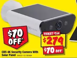 JB Hi-Fi EZVIZ CB5 4K Security Camera With Solar Panel offer