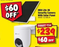 JB Hi-Fi Ezviz HB8 Lite 3K Security Camera With Solar Panel offer