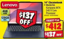 JB Hi-Fi Lenovo 14" Chromebook offer