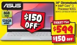 JB Hi-Fi ASUS 14" Chromebook offer
