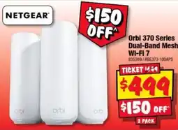 JB Hi-Fi Netgear Orbi 370 Series Dual-Band Mesh Wi-Fi 7 offer