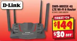 JB Hi-Fi D-Link DWR-M955X 4G LTE Wi-Fi 6 Router offer