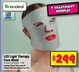 JB Hi-Fi nanoleaf LED Light Therapy Face Mask offer