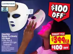 JB Hi-Fi ClearSkin Renew Pro Beauty LED Mask offer
