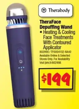 JB Hi-Fi Therabody TheraFace Depuffing Wand offer