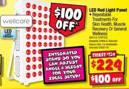 JB Hi-Fi Wellcare LED Red Light Panel offer