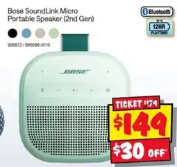 JB Hi-Fi Bose SoundLink Micro Portable Speaker offer