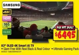 JB Hi-Fi Samsung 83" OLED 4K Smart AI TV offer