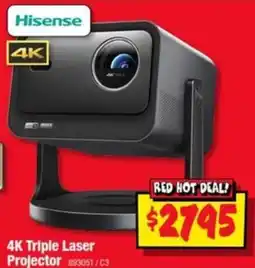 JB Hi-Fi Hisense 4K Triple Laser Projector offer