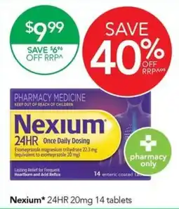 Terry White Nexium 24HR offer