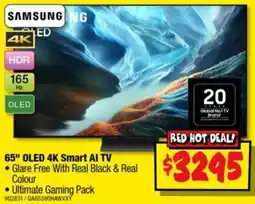 JB Hi-Fi Samsung 65" OLED 4K Smart AI TV offer