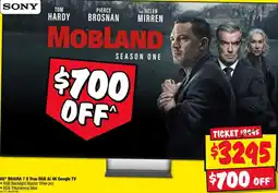 JB Hi-Fi Sony 65" BRAVIA 7 II True RGB AI 4K Google TV offer