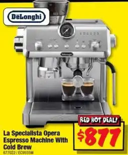 JB Hi-Fi DeLonghi La Specialista Opera Espresso Machine With Cold Brew offer