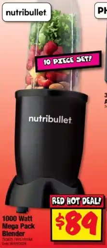 JB Hi-Fi nutribullet 1000 Watt Mega Pack Blender offer