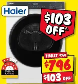 JB Hi-Fi Haier dryer offer