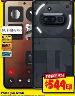 JB Hi-Fi Nothing (R) Phone (3a) 128GB offer