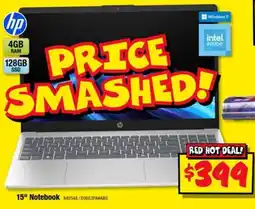 JB Hi-Fi hp 15" Notebook offer