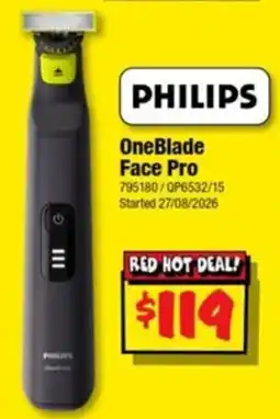 JB Hi-Fi Philips OneBlade Face Pro offer