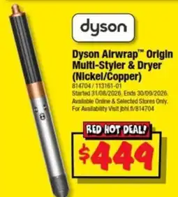JB Hi-Fi Dyson Airwrap Origin Multi-Styler & Dryer offer
