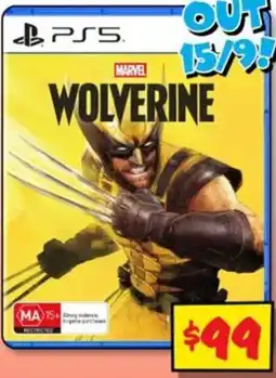JB Hi-Fi Marvel Wolverine offer