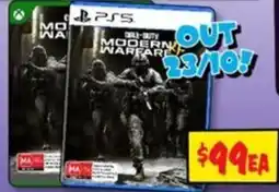 JB Hi-Fi Call of Duty: Modern Warfare offer