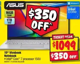 JB Hi-Fi ASUS 15" Vivobook Notebook offer