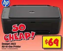 JB Hi-Fi hp Deskjet 2922 All-In-One Printer offer