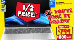 JB Hi-Fi HP 15" Notebook offer