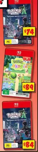 JB Hi-Fi Pokémon Legends Nintendo Switch 2 Edition offer