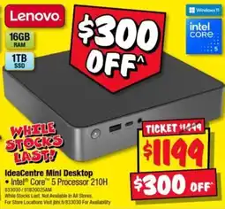 JB Hi-Fi Lenovo IdeaCentre Mini Desktop offer