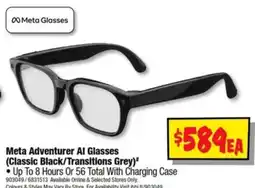 JB Hi-Fi Meta Adventurer AI Glasses offer