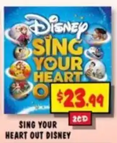 JB Hi-Fi Sing Your Heart Out Disney offer