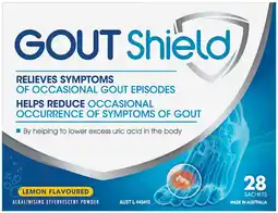 Pharmacy Best Buys Gout Shield Lemon Flavoured 28 Sachets offer