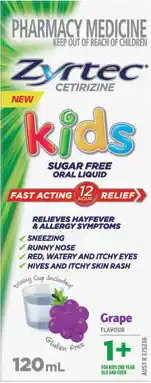 Amcal Pharmacies Zyrtec Kids Liquid Grape offer
