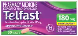 Amcal Pharmacies Telfast 180mg 30 Tablets offer