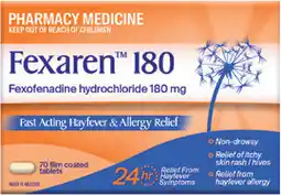 Amcal Pharmacies Fexaren 180mg 70 Tablets offer