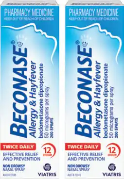 Amcal Pharmacies Beconase Allergy & Hayfever Nasal Spray 200 Doses offer