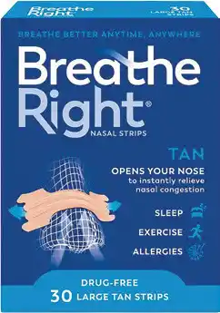 Amcal Pharmacies Breathe Right Nasal Strips Tan Large offer