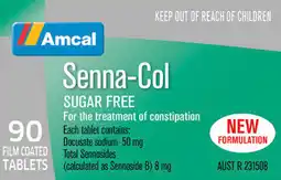 Amcal Pharmacies Amcal Senna-Col 90 Tablets offer