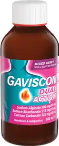 Amcal Pharmacies Gaviscon Dual Action Liquid Mixed Berry offer