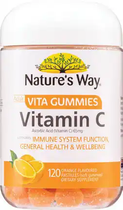 Amcal Pharmacies Nature’s Way Adult Vita Gummies Vitamin C 120 Gummies offer