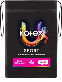 Amcal Pharmacies U by Kotex Sport Ultrathins Pads Super offer