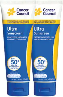 Amcal Pharmacies Cancer Council SPF 50+ Ultra Tube offer